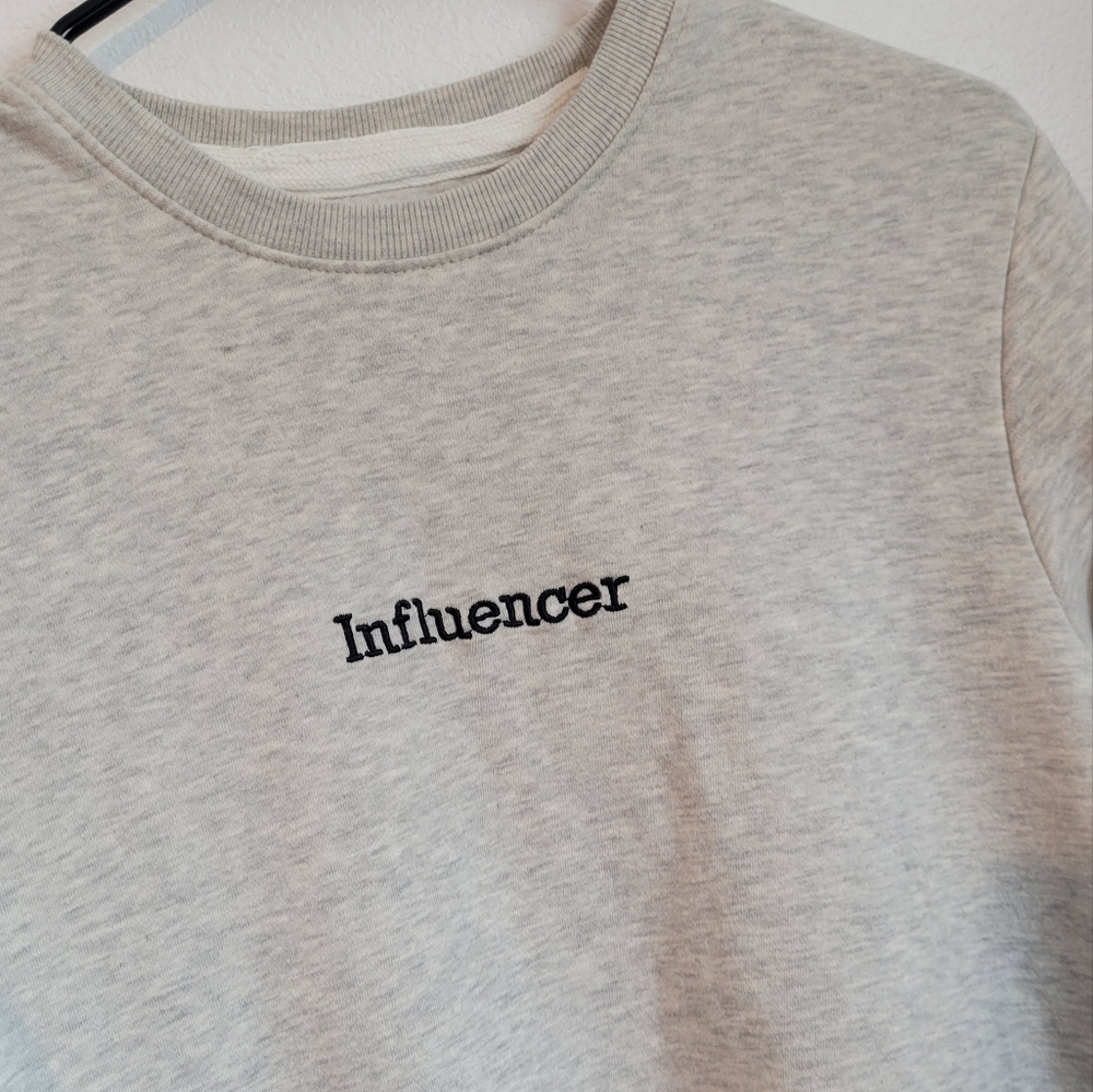 "Influencer" San Francisco Work Shirts Crew Sweatshirt Small